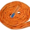 Orange 60 Polyester Round Sling Endless Webbing Sling 12 Tonne 2 Meters